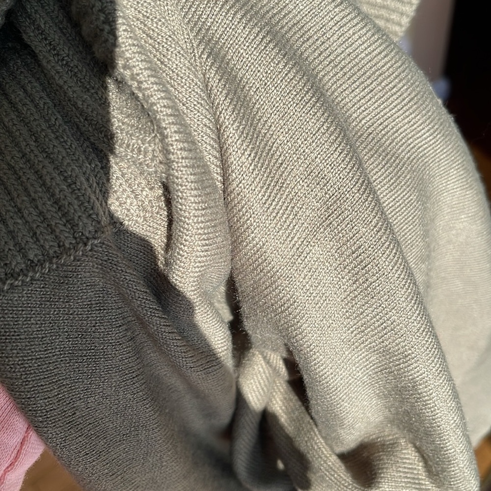 NWOT Loft Sage Green Cowl Neck Tunic Sweater Top - Picture 6 of 7